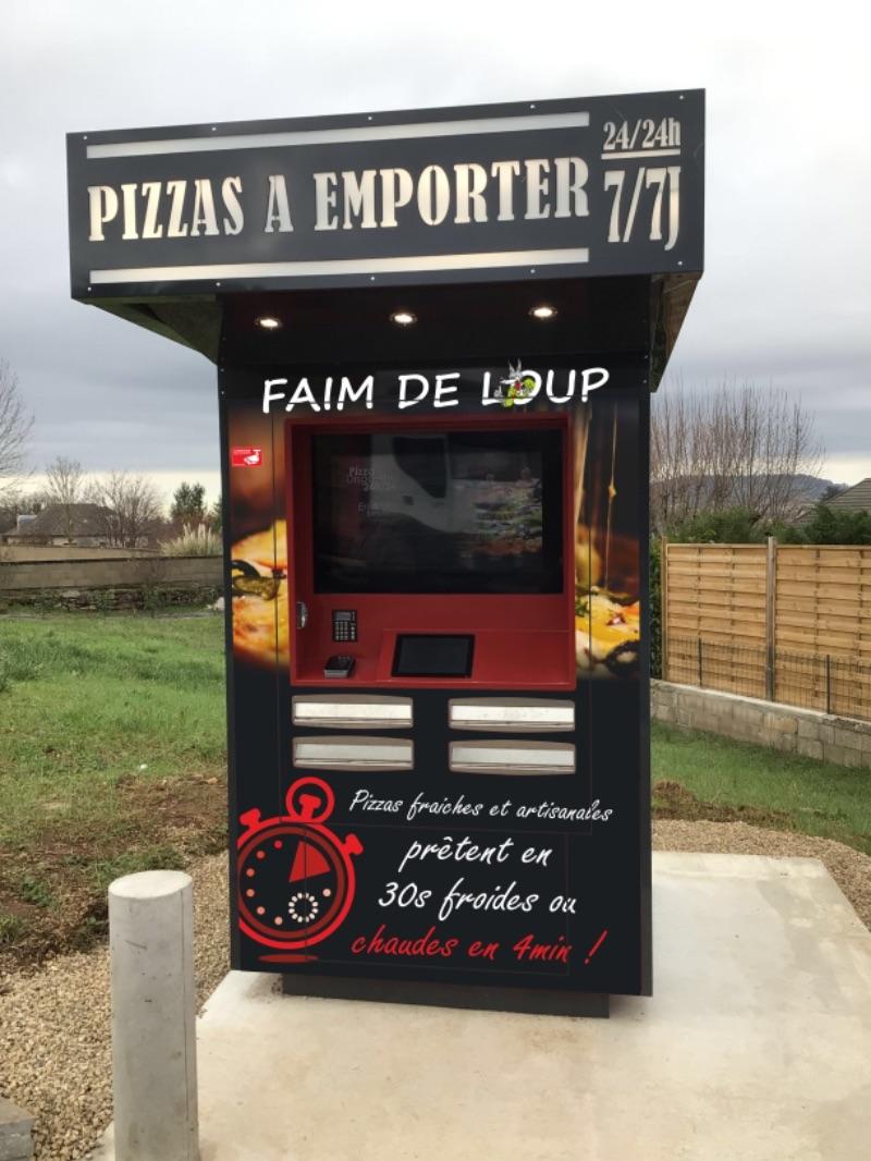Truckfly - Distributeur pizzas Faim de loup